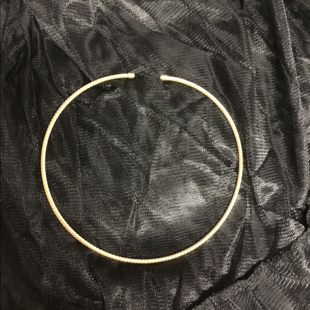 Gold Rope Neck Collar Necklace